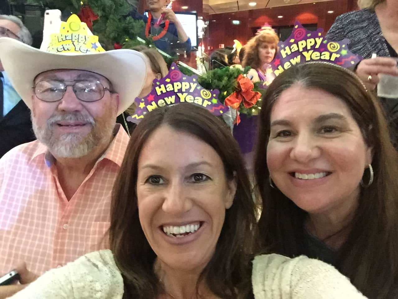 NYE Cruise - The Author and Family